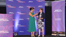 Lynn Kiddy won the carer award at the ý Radio Nottingham Make A Difference Awards.