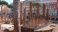 The scene of the murder of Julius Caesar