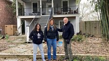 The team from Mastadonte floodproofing the homes and gardens of New Orleans