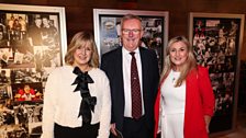 ̳ presenter Tara Mills, Health Minister Mike Nesbitt MLA and Lynda Bryans at the ̳’s The Living Air concert