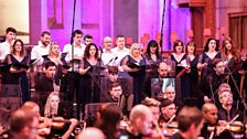 Codetta Choir performing at 鶹Լ’s The Living Air concert, celebrating 100 years of the 鶹Լ in Northern Ireland