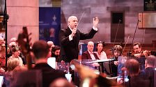 Conductor James Burton and The Ulster Orchestra performing at 鶹’s The Living Air concert in St Anne’s Cathedral