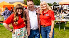 Briony May Williams, Thomas Forrester and Nicki Chapman