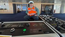 Richard at the helm