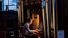 Organist Tom Winpenny