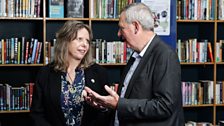 Bonnie Anley and Richard Pengelly at the Book Week 2025 launch