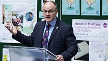 Mark Adair at the launch of Book Week 2025