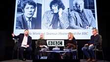 A discussion at Words Working: Seamus Heaney and the ѿý with panel members Fran Brearton, Patricia Craig and Charlie McCarthy