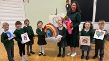 Author and Artist, Dawn Crothers, visits Dundela Primary School