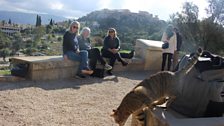 Entering the ancient marketplace of Athens