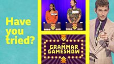 A promo image for The Grammar Gameshow