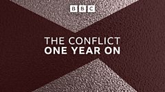 Journalists from across the BBC reflect on the year-long war