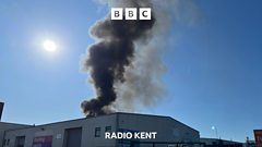Rochester fire can be seen for miles