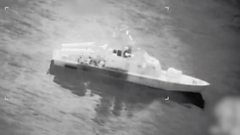 Video released by US shows strikes on Iranian vessels near Strait of Hormuz