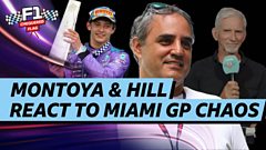 Montoya and Hill react to dramatic Miami GP