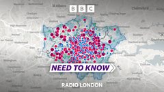 London's 'Cool Spaces' map
