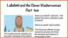 English KS1: Lakshmi And The Clever Washerwoman - Part 2 - BBC Teach