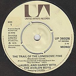 Trail Of The Lonesome Pine Uk Charts