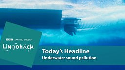 Underwater sound pollution