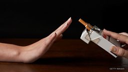 To give something up