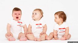 Most popular baby names revealed 英国最受欢迎的婴儿名字揭晓