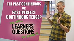 The past continuous or past perfect continuous tense?