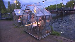 Greenhouse dining 荷兰餐厅为防控疫情搭建 “温室包间”