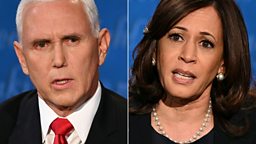 Mike Pence and Kamala Harris spar in vice-presidential debate