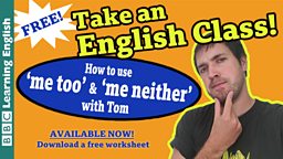 Take an English class: Agreeing and disagreeing