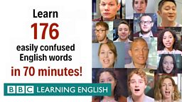 Learn 176 easily confused English words in 70 minutes!