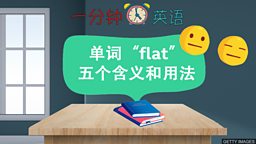 单词 “flat” 的五个含义和用法
