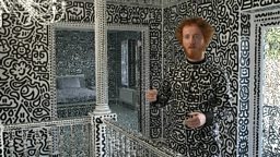 Mr Doodle: UK artist covered his entire house with doodles 英国 “涂鸦先生” 画满自家整栋房屋