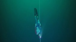 French freediver breaks deep dive world record 法国自由潜水员打破深潜世界纪录