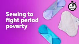 Sewing to fight period poverty