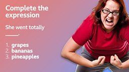 Complete the expression