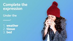 Complete the expression