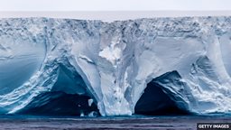 World's largest iceberg runs aground off remote island 世界最大冰山在偏远小岛附近搁浅