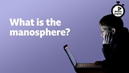 What is the manosphere?