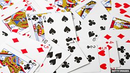 四个包含单词 “cards” 的短语