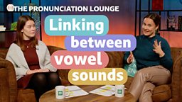 Linking between vowel sounds