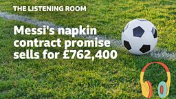 Messi's napkin contract promise sells for £762,400