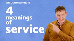 4 meanings of 'service'