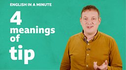 4 meanings of 'tip'
