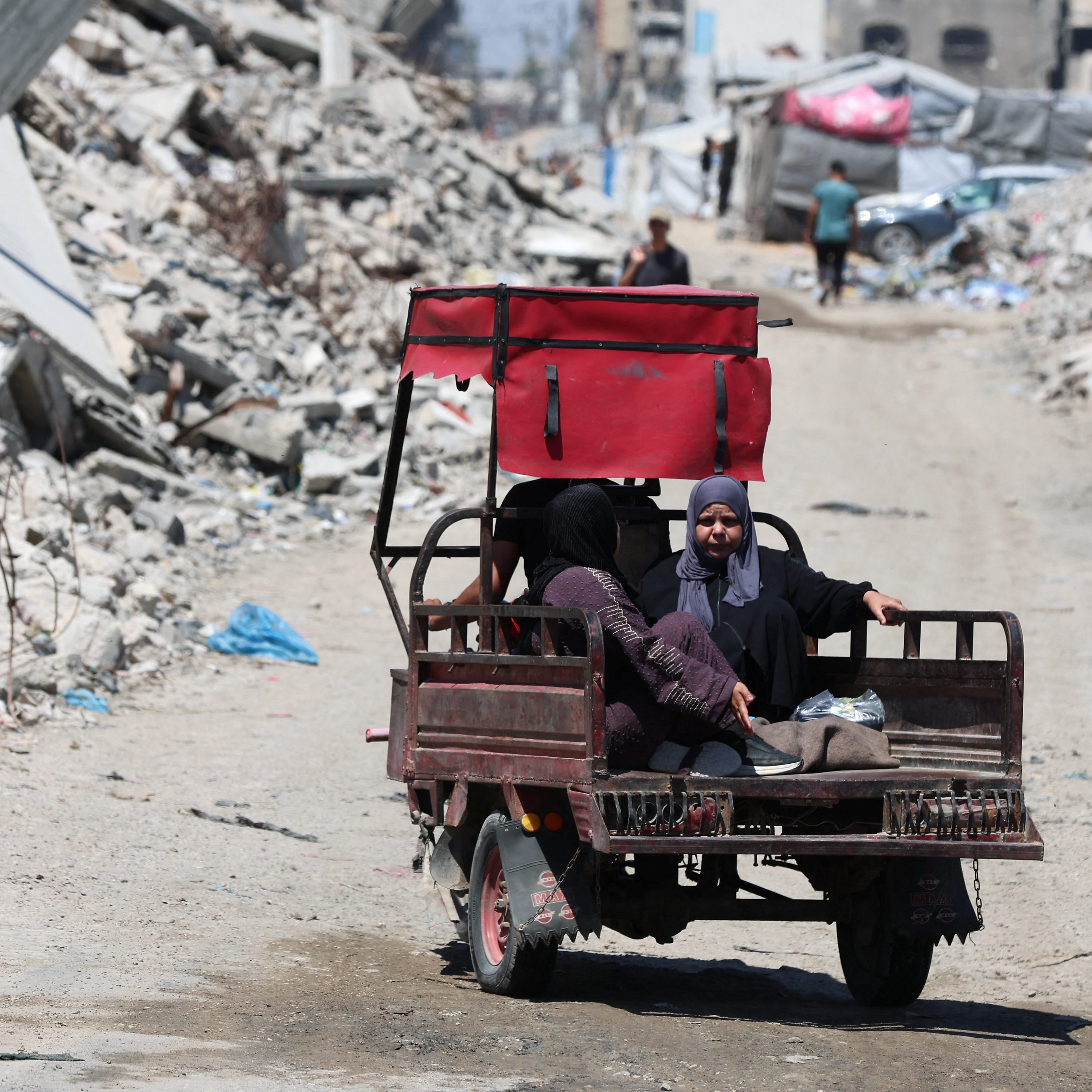 Rebuilding Gaza and trying to get back to work