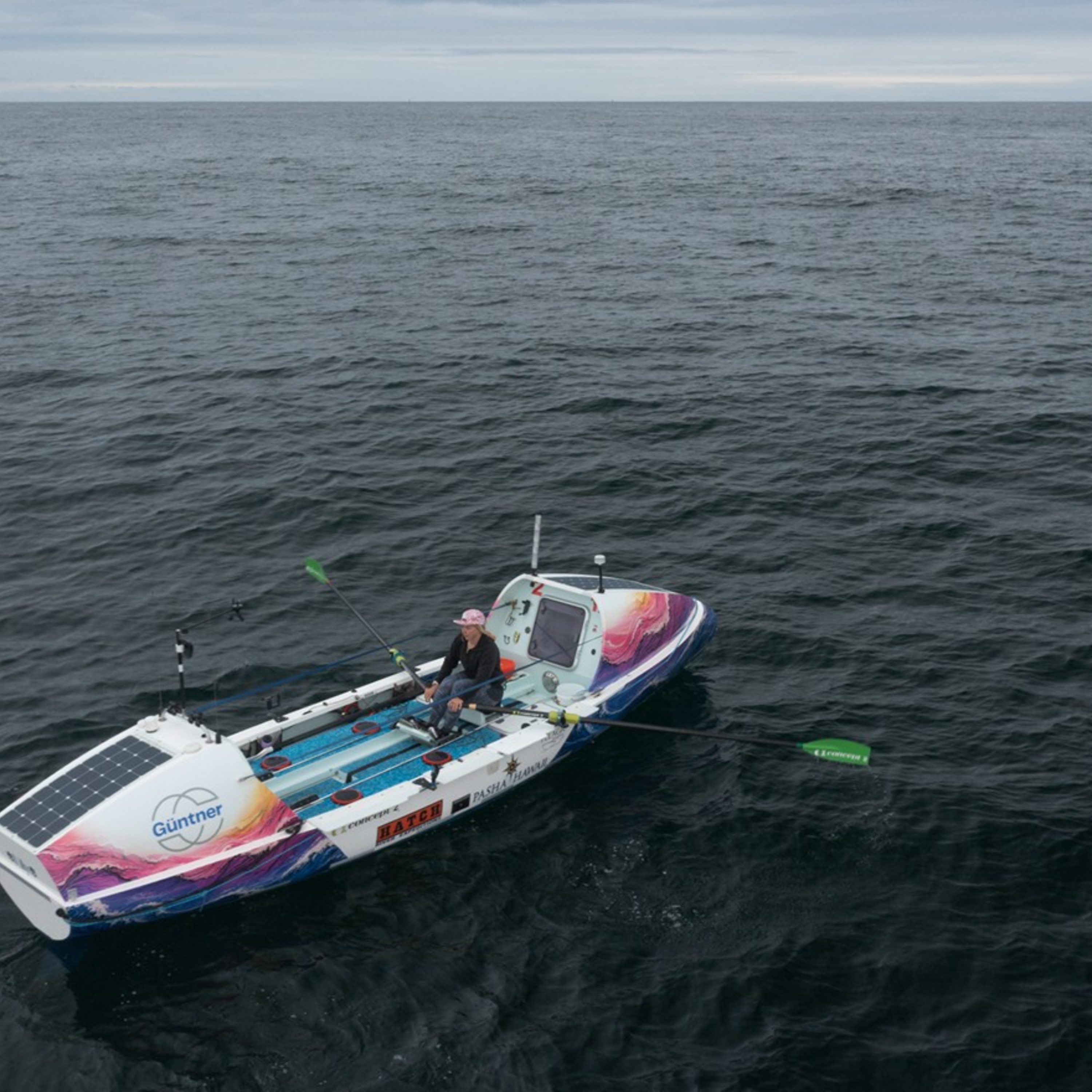 The Happy Pod: The joy of rowing solo in the Pacific Episode cover