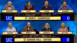 University Challenge - Christmas 2017: 5. St John's College, Cambridge V St Edmund Hall, Oxford
