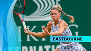 Tennis: Eastbourne - 2021: Day 5: Semi-finals