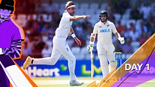 Cricket: Today At The Test - England V New Zealand 2022: Third Test: Day One Highlights