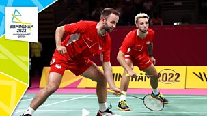 Commonwealth Games - Day 11: Bbc Two 13:00-13:45 - Badminton