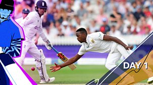 Cricket: Today At The Test - England V South Africa 2022: First Test: Day One Highlights